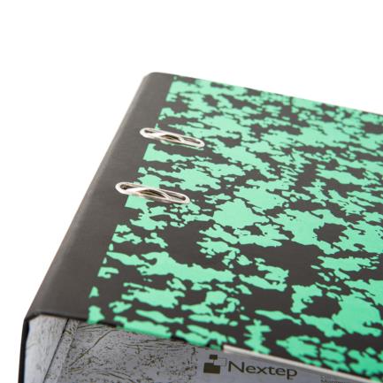NEXTEP SOLUCIONES - Registrador Nextep Carta Marmoleado Broche Metálico