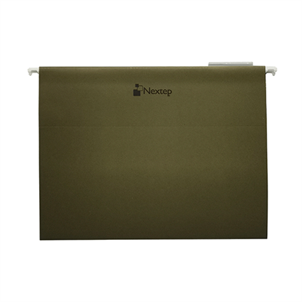 NEXTEP SOLUCIONES - Folder Colgante Nextep Economico Carta Color Verde Tradicional c/25