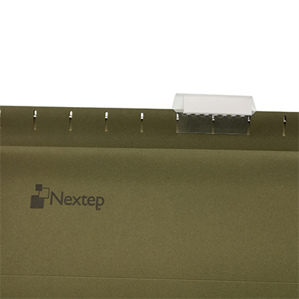 NEXTEP SOLUCIONES - Folder Colgante Nextep Economico Carta Color Verde Tradicional c/25
