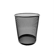 NEXTEP SOLUCIONES - Cesto de Malla Nextep Redondo 16L Color Negro