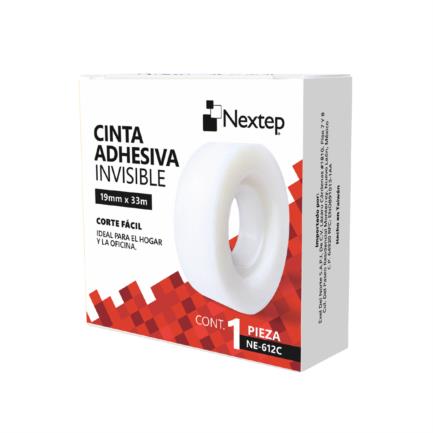 NEXTEP SOLUCIONES - Cinta Adhesiva Invisible Nextep 19mm x 33mts c/4