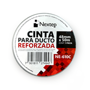 NEXTEP SOLUCIONES - Cinta Para Ducto Nextep Reforzada 48mm x 50mts