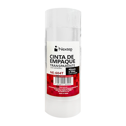 NEXTEP SOLUCIONES - Cinta Empaque Transparente Nextep Uso General 48mm x 50mts C/6