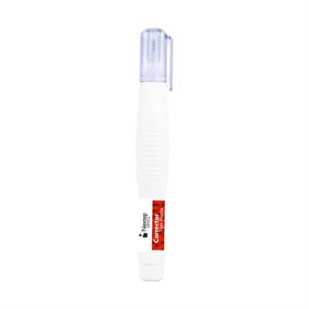 NEXTEP SOLUCIONES - Corrector Nextep Tipo Pluma 8ml Punta Metálica c/12 Piezas
