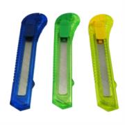 NEXTEP SOLUCIONES - Cutter Plastico Ergonomico Nextep Grande Navaja 18mm Caja Con 12
