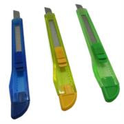 NEXTEP SOLUCIONES - Cutter Plastico Ergonomico Nextep Chico Navaja 9mm Caja Con 12
