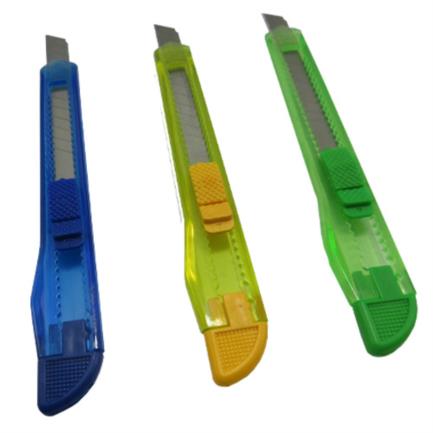 NEXTEP SOLUCIONES - Cutter Plastico Ergonomico Nextep Chico Navaja 9mm Caja Con 12