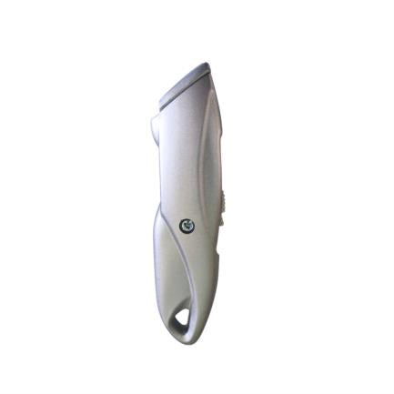 NEXTEP SOLUCIONES - Navaja Retractil Nextep Cuerpo Metalico de Aluminio C/3 Cuchillas de Repuesto