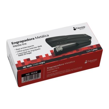 NEXTEP SOLUCIONES - Engrapadora Metalica Ergonomica Media Tira