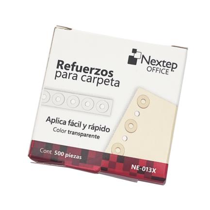 NEXTEP SOLUCIONES - Etiquetas Nextep Refuerzo para Carpeta Transparentes C/500