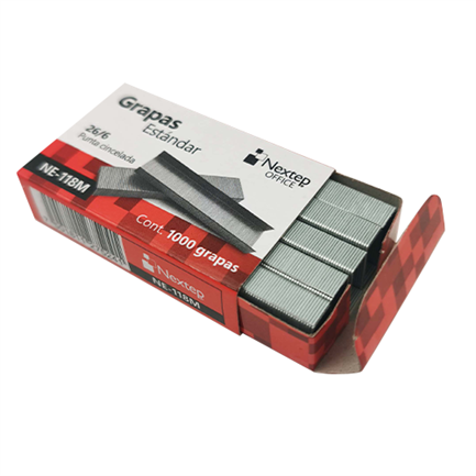 NEXTEP SOLUCIONES - Grapas Nextep Estandar 26/6 c/1000