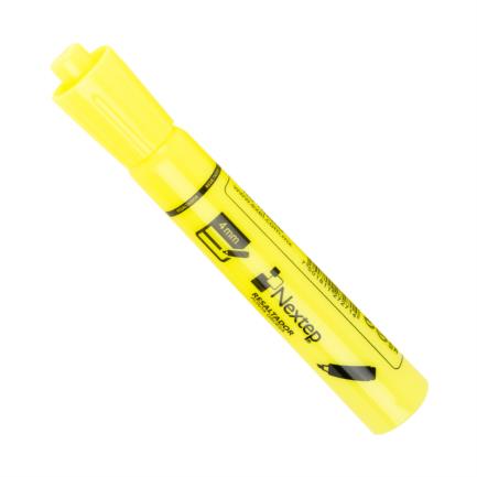 NEXTEP SOLUCIONES - Marcador Nextep Resaltador Color Amarillo C/12 Pzas
