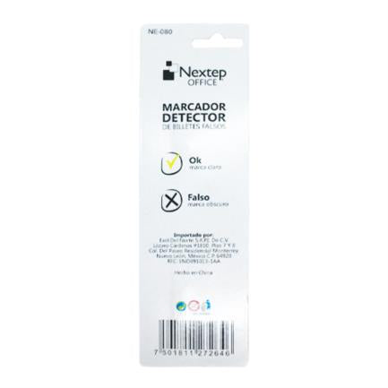NEXTEP SOLUCIONES - Marcador Nextep Detector de Billetes Falsos