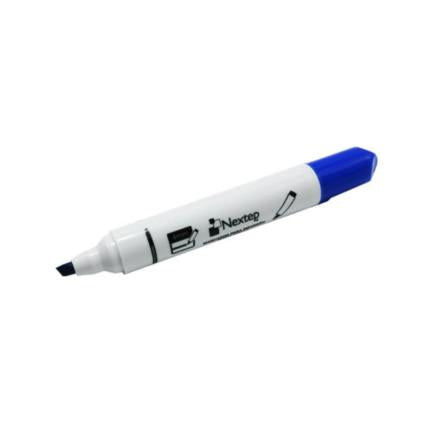 NEXTEP SOLUCIONES - Marcador Nextep para Pizarrón Blanco Color Azul C/12 Pzas