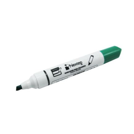 NEXTEP SOLUCIONES - Marcador Nextep para Pizarrón Blanco Color Verde C/12 Pzas