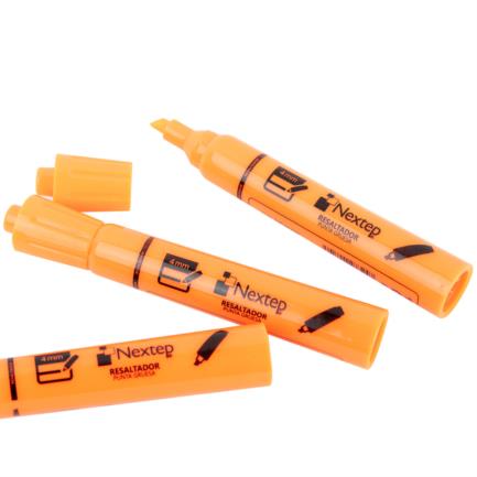 NEXTEP SOLUCIONES - Marcador Nextep Resaltador Color Naranja C/12 Pzas