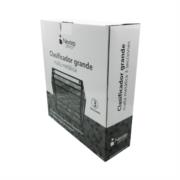 NEXTEP SOLUCIONES - Clasificador Nextep Malla Metálica 3 Niveles Grande Caja Blanco-Negro