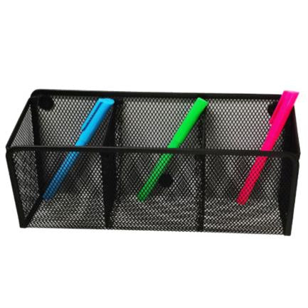 NEXTEP SOLUCIONES - Organizador Nextep Malla Metalica Magnetico 3 Secciones