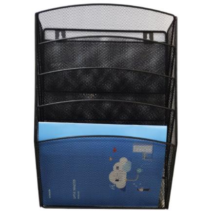 NEXTEP SOLUCIONES - Clasificador Nextep Grande de Pared Malla Metálica 5 Niveles