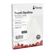 NEXTEP SOLUCIONES - Papel Nextep Opalina Blanca C/100 125Grs