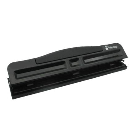 NEXTEP SOLUCIONES - Perforadora Nextep 3 Orificios Ajustable Soft Grip 10 Hojas