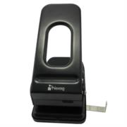 NEXTEP SOLUCIONES - Perforadora Nextep Uso Rudo 2 Orificios 8cm Hasta 60 Hojas Color Negro
