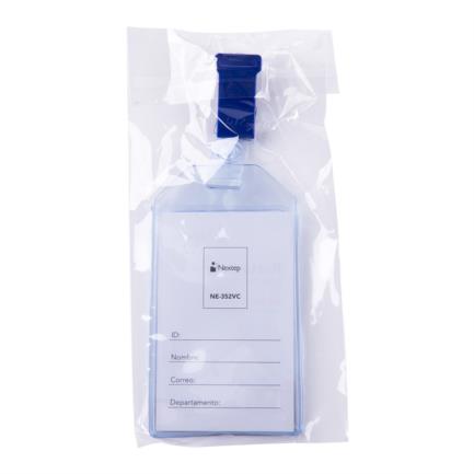 NEXTEP SOLUCIONES - Porta Gafete Plastico Flexible Vertical Nextep 6x9cm con Caiman C/12
