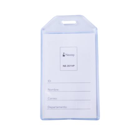 NEXTEP SOLUCIONES - Porta Gafete Plastico Flexible Vertical Nextep 6x9cm C/10