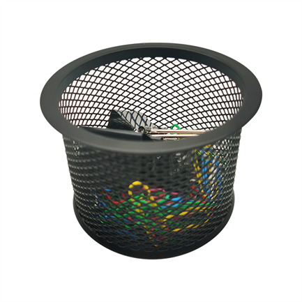 NEXTEP SOLUCIONES - Porta Lapices Nextep Chico Malla Metalica 9x6cms
