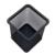 NEXTEP SOLUCIONES - Porta Lapices Nextep Cuadrado Mediano Malla Metalica 8x8x9.7cms
