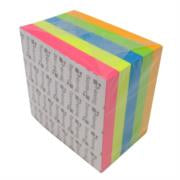 NEXTEP SOLUCIONES - Notas Adhesivas Nextep 3x3 Neón 5 Bloques 500 Hojas
