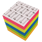 NEXTEP SOLUCIONES - Notas Adhesivas Nextep 2x2 Neon 5 Bloques 500 Hojas