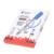 NEXTEP SOLUCIONES - Marcador Nextep Permanente Cuerpo Aluminio Punta Gruesa Cincel 4mm Azul C/6