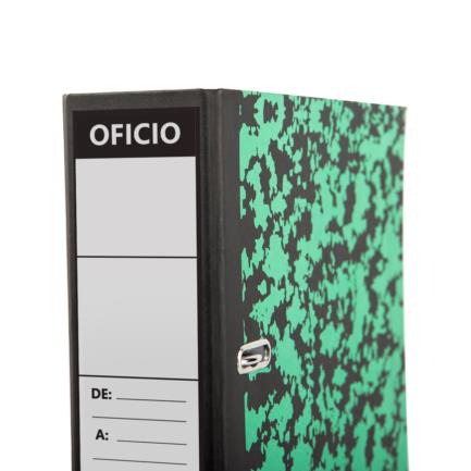 NEXTEP SOLUCIONES - Registrador Nextep Oficio Marmoleado Broche Metalico