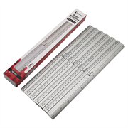 NEXTEP SOLUCIONES - Regla Nextep Metalica de Aluminio 30 cm c/6 Pzas