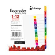 NEXTEP SOLUCIONES - Separador Nextep Economico 12 Divisiones con Numero