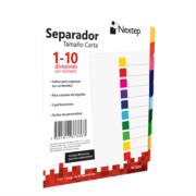 NEXTEP SOLUCIONES - Separador Nextep Economico 10 Divisiones sin Numero