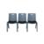 NEXTEP SOLUCIONES - Silla de Visitas/Comedor Nextep Fibra Alta Resistencia Acojinada Apilable Gris Obscuro