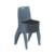 NEXTEP SOLUCIONES - Silla de Visitas/Comedor Nextep Fibra Alta Resistencia Acojinada Apilable Gris Obscuro