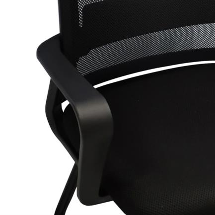 NEXTEP SOLUCIONES - Silla de Visitas Nextep con Descansabrazos Tela/Malla