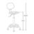 NEXTEP SOLUCIONES - Silla de Trabajo Nextep Alta Resistencia