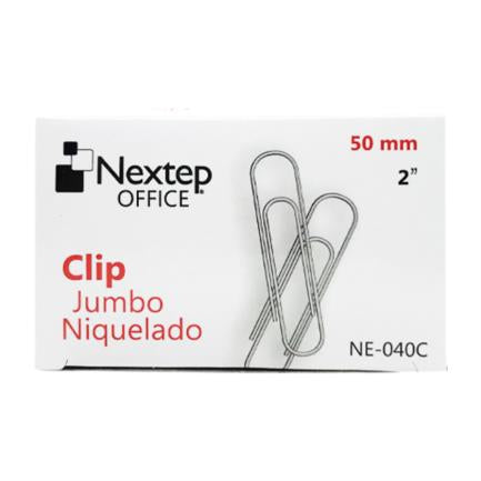 NEXTEP SOLUCIONES - Clip Nextep Jumbo Niquelado 50mm 100 Clips