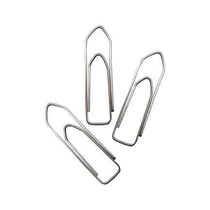 NEXTEP SOLUCIONES - Clip Nextep Rectangular Niquelado #1 32mm c/10 100 Clips c/u