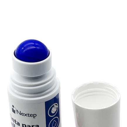 NEXTEP SOLUCIONES - Tinta para Sellos Nextep Roller Azul 60 ml