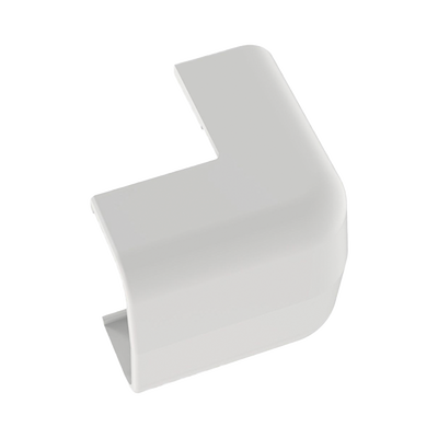 PANDUIT - Conducto Portacables Superficial tipo Empalme Esquina Exterior Baja Tensión LD5, color Blanco de PVC Rígido de Cierre Rápido.