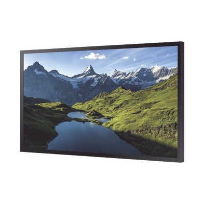 SAMSUNG ELECTRONICS - Pantalla Profesional LED 55" para Exterior con Vidrio Templado de Protección 5T, Full HD (1080p), HDMI/HDBaseT (LAN), Brillo 3500 cd/m2. Compatible VESA