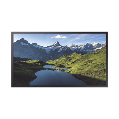 SAMSUNG ELECTRONICS - Pantalla Profesional LED 55" para Exterior con Vidrio Templado de Protección 5T, Full HD (1080p), HDMI/HDBaseT (LAN), Brillo 3500 cd/m2. Compatible VESA