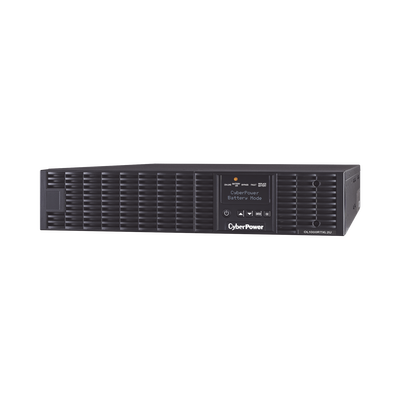 CYBERPOWER - UPS de 1000 VA/900 W, Online Doble Conversión, Entrada 120 Vca NEMA 5-15P, Onda Senoidal Pura, Rack o Torre de 2 UR, Con 8 Tomas NEMA 5-15R