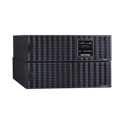 CYBERPOWER - UPS de 10000 VA/10000 W, Online Doble Conversión, 200 - 240 Vac de Entrada, 200 - 240 Vac de Salida, Terminal Hardwired, Onda Senoidal Pura, Torre o Rack de 6 UR, Con 3 Tomas NEMA L6-30R