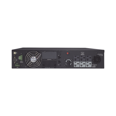 CYBERPOWER - UPS de 2200 VA/1800 W, Online Doble Conversión, Entrada 120 Vca NEMA 5-20P, Onda Senoidal Pura, Rack o Torre de 2 UR, Con 6 NEMA 5-20R y 1 NEMA L5-20R
